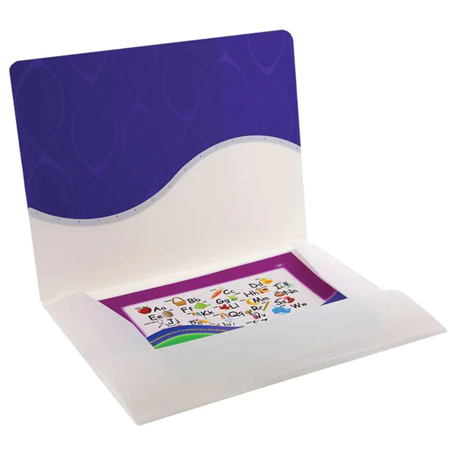 Bazic • Portafolio plástico tamaño carta